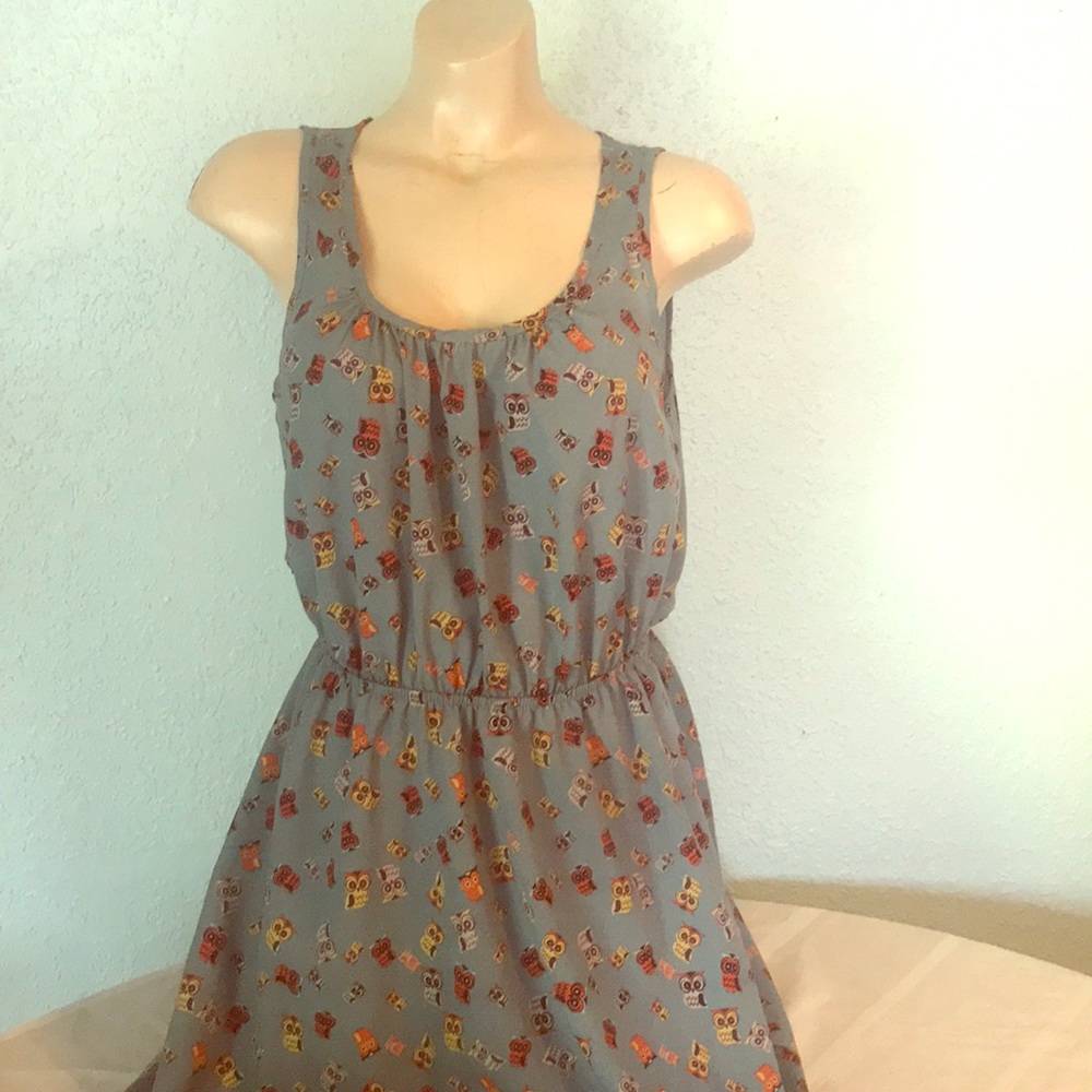 Knee Length Owl Dress